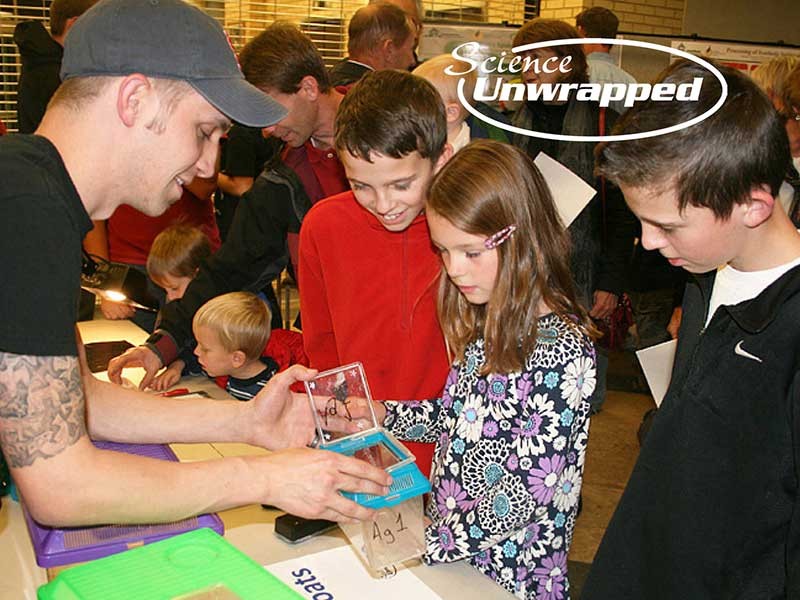 Children enjoying science activities.