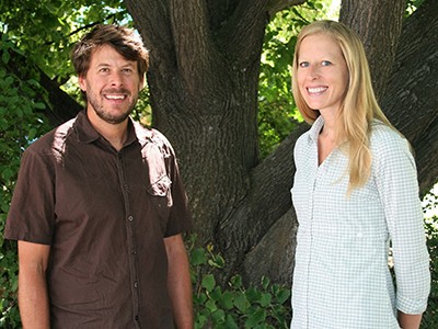 USU ecologists Torrey Rodgers and Karen Kapheim