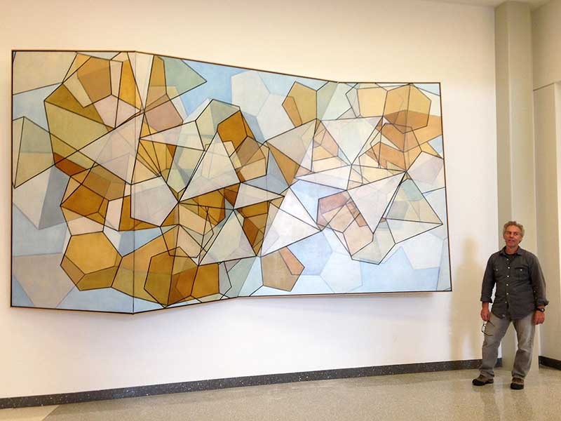 Artist Mark Pomilio and his art
