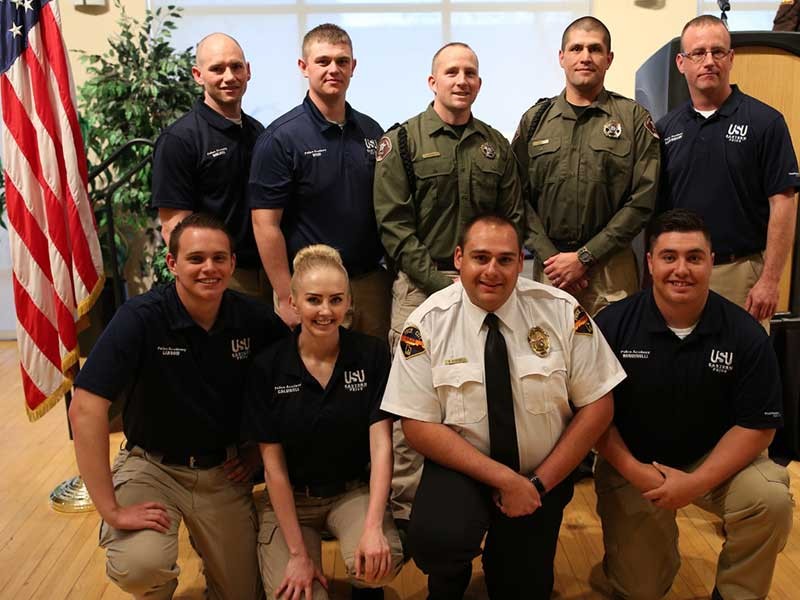 The Police Academy at USU-Eastern 2018 graduating class