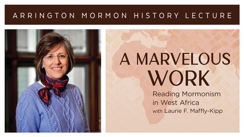 Author Laurie Maffly-Kipp with the words: A Marvelous Work.