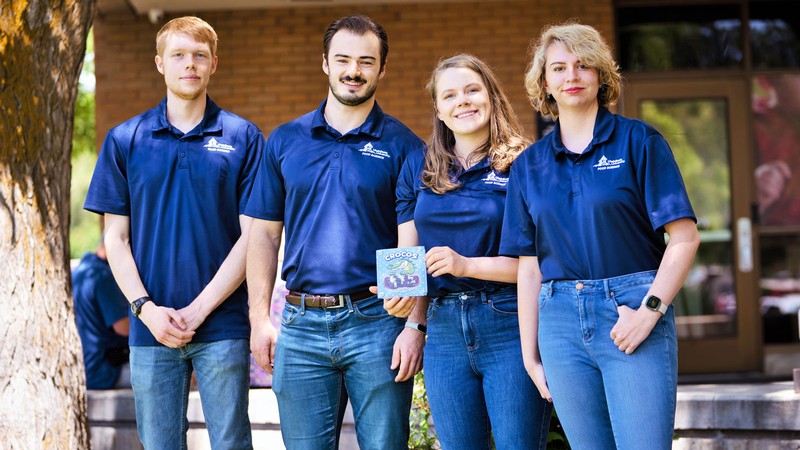 USU food science grad students.