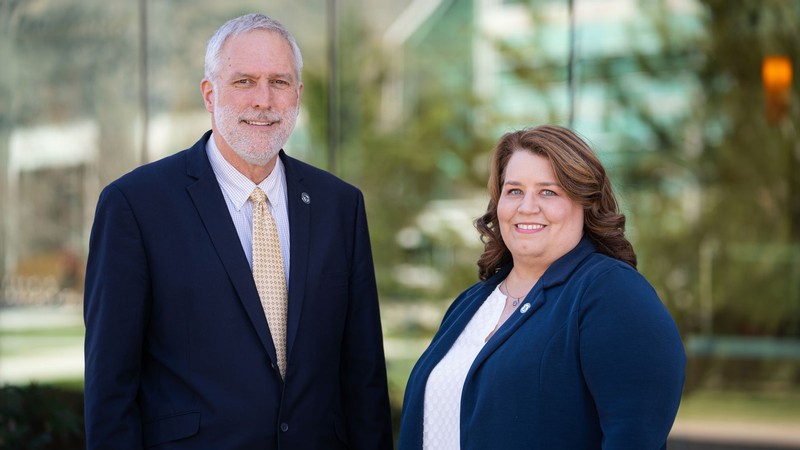 Dirk Vanderwall and Abby Benninghoff.