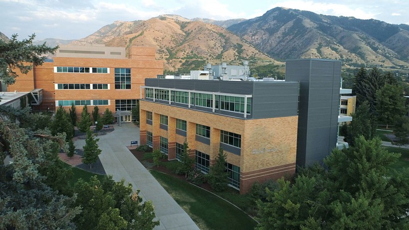 Buildings on a college campus.