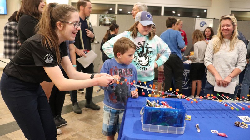 STEM outreach demonstration.