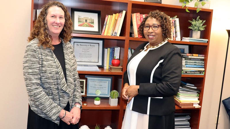 Michelle Baker and Jane Irungu