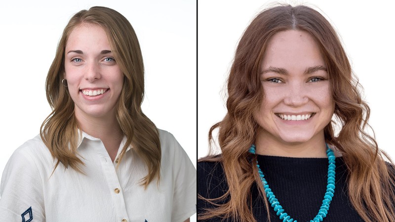 Madison Rasmuson and Maygen Simm.