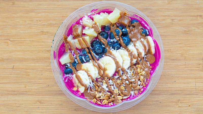 A smoothie bowl.