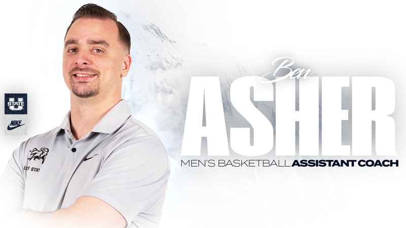 Text Reads: Ben Asher, men's basketball assistant coach.
