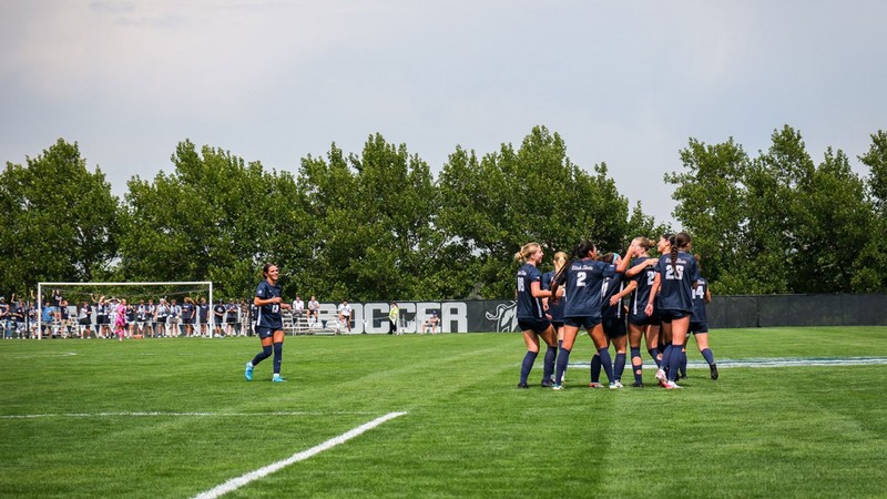 The USU soccer team.