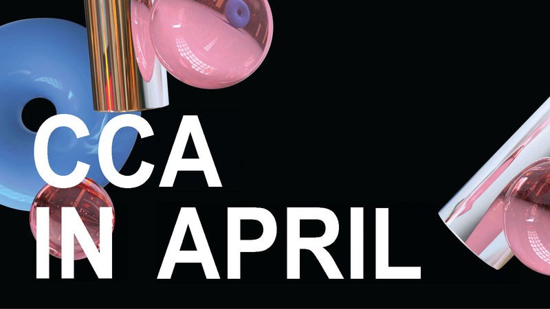 Text Reads: CCA in April.