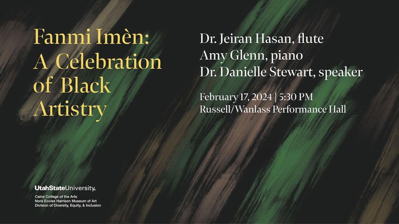 Text Reads: A Celebration of Black Artistry.