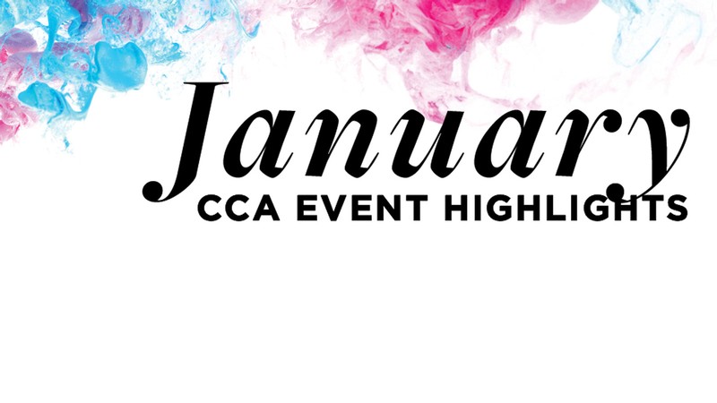 Text Reads: January CCA Event Highlights