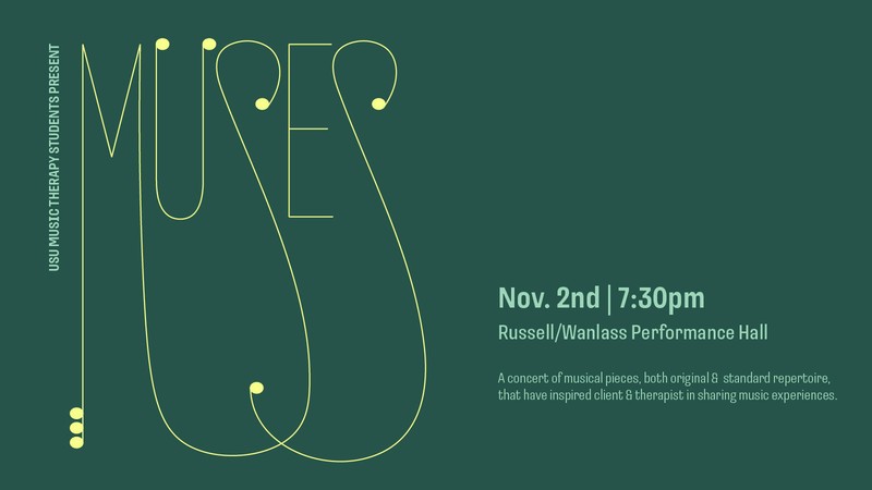Text Reads: A concert of music therapy-inspiring pieces, both original and standard repertoire.