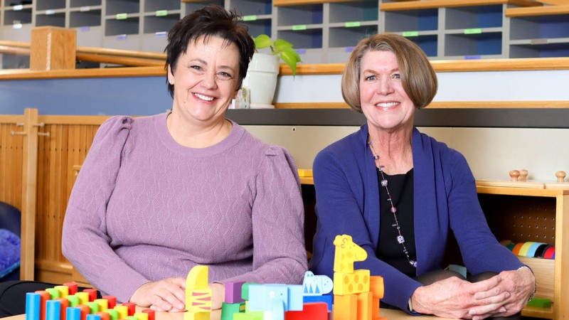Kelli Barker and Shelley Lindauer.