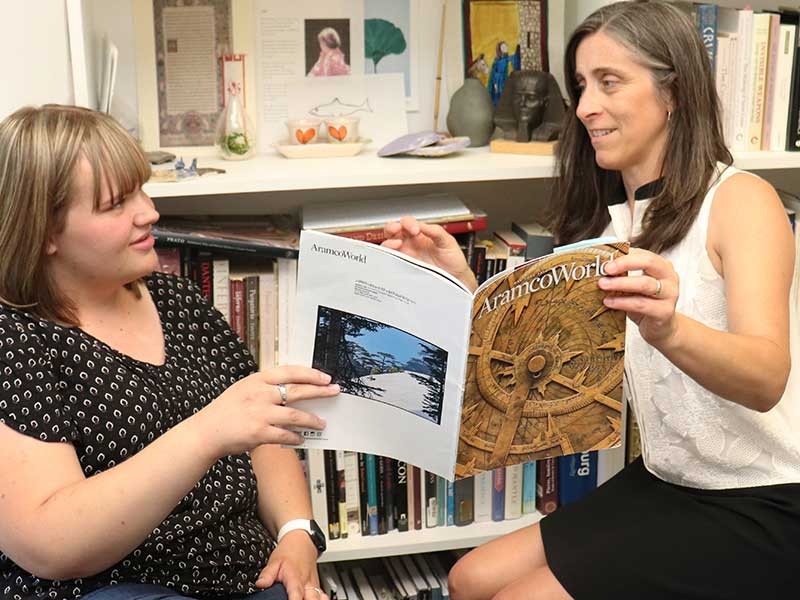USU researchers Olivia Brock and Alexa Sand