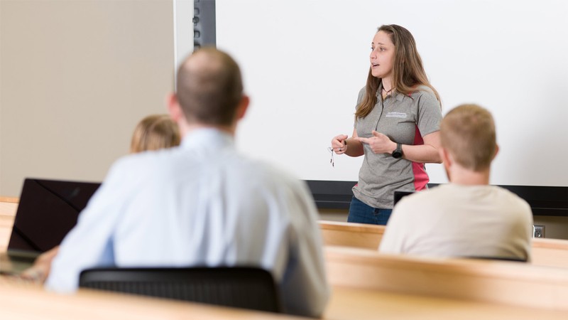 The cohort was led by ETE Coordinator Shelley Arnold, pictured here.