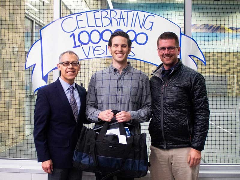 Dylan Jensen is the millionth visitor to the ARC