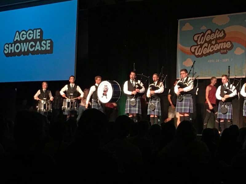Student Showcase on stage in Taggart Student Center