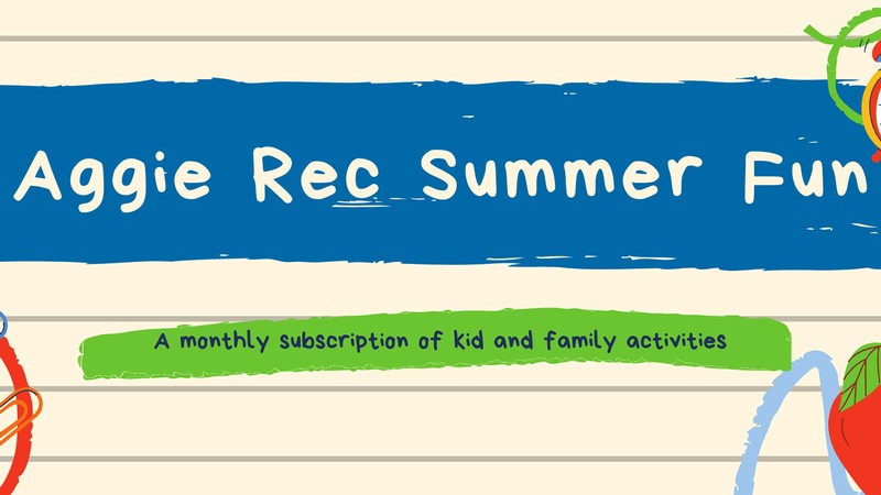 Aggie Rec Summer Fan artistic banner