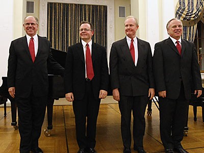 members of the American Piano Quartet