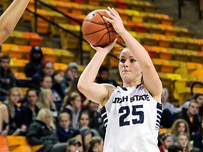 USU's women's basketball action