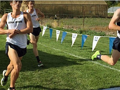 Utah State University cross country runners