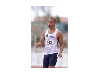 USU track athlete Nic Bowens