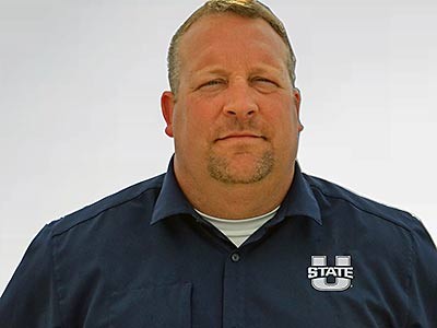 USU football special teams coordinator Stacy Collins