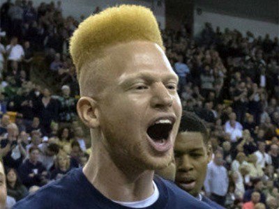 USU men's basketball player Sean Harris