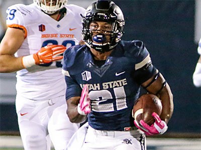Utah State football action
