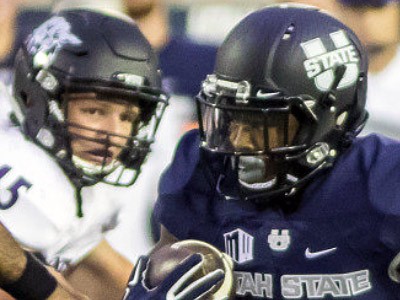 member of the Utah State football team