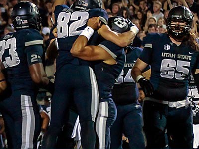 Aggie football action