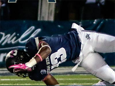 photo of USU football players in action