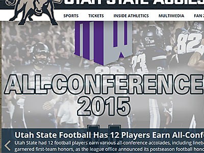 graphic illustration for 2015 Mountain West All-Conference Football Honorees