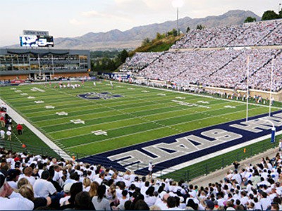 Romney Stadium at Utah State University