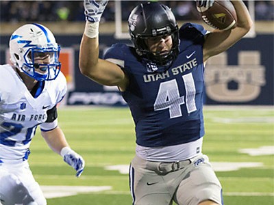 USU linebacker Nick Vigil