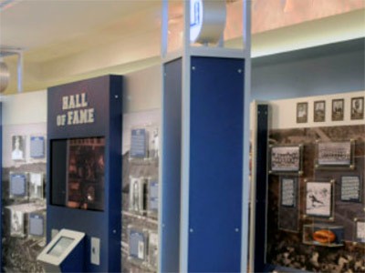 USU's Athletics Hall of Fame display