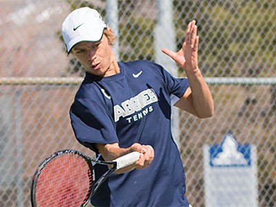 a men's tennis athtelete at Utah State University