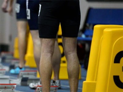 USU track athletes at start