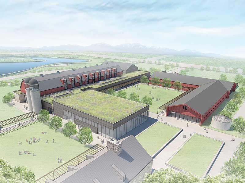 Rendering of the Bastian Agricultural Center