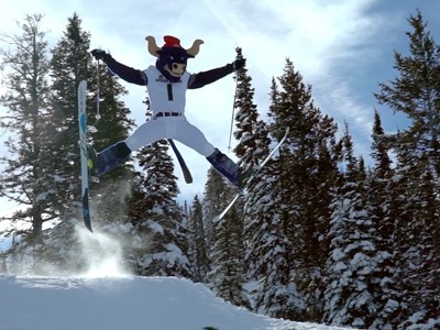 Big Blue skiing