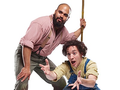 Big River actors Paul-Jordan Jansen and Cameron Blankenship