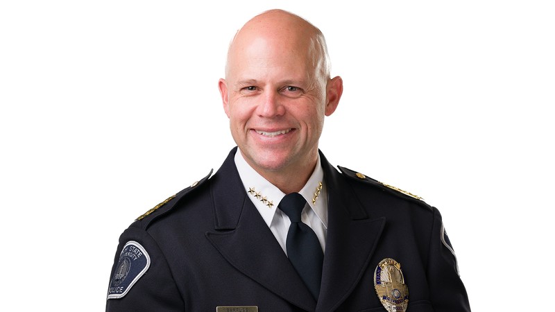 Man in police uniform