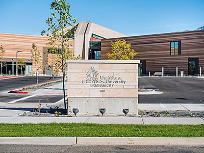 USU Brigham City campus classroom and student services building