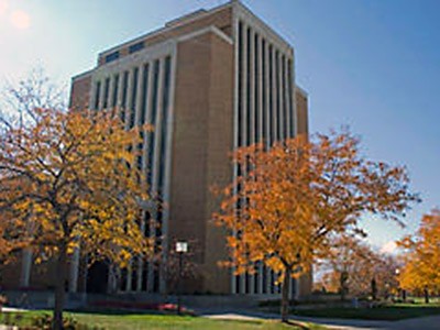 The Eccles Businss Building at Utah State University