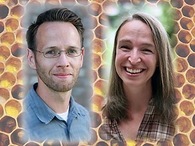 USU biology professor Joseph Wilson and alum Olivia Messinger Carril