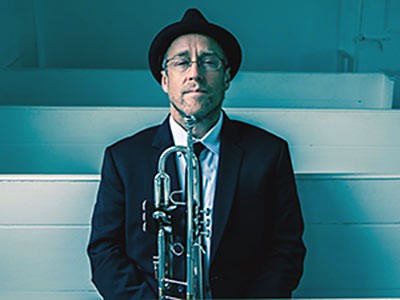 trumpeter Dave Doughlas is a guest at USU with its Big Bands