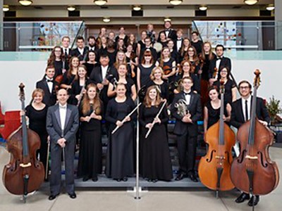 members of USU's Symphony Orchestra