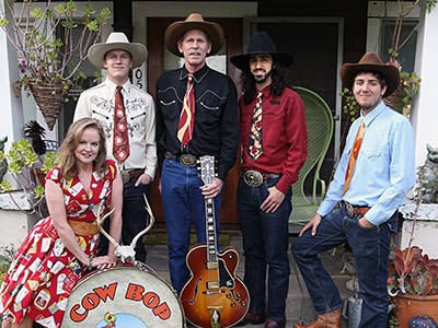 the band Cow Bop will perform at USU